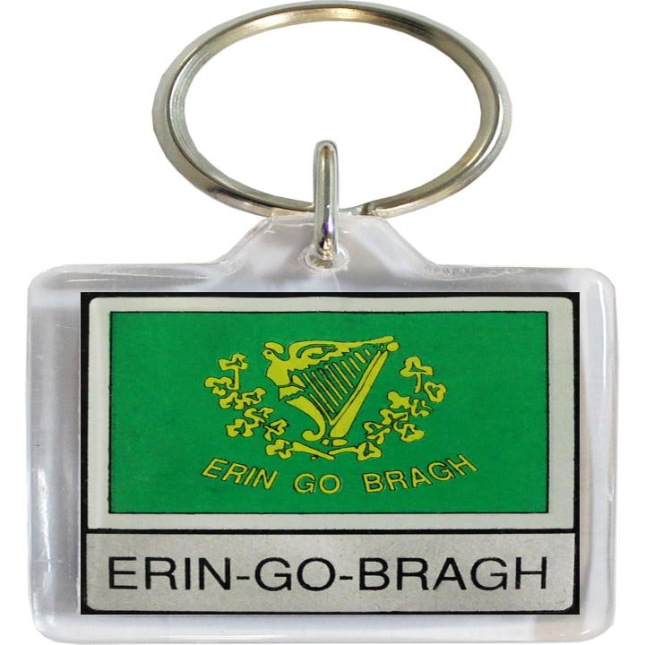 Flagline Erin-Go-Bragh - Lucite Key Ring