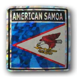 American Samoa - Reflective Decal