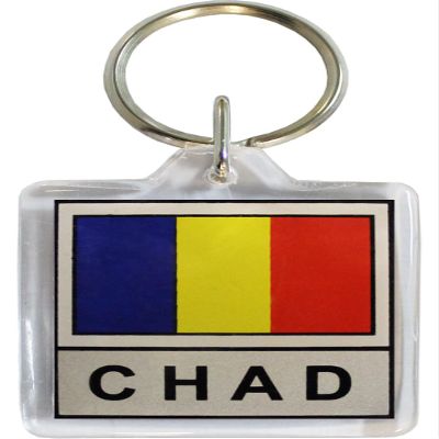 Flagline Chad - Country Lucite Key Ring
