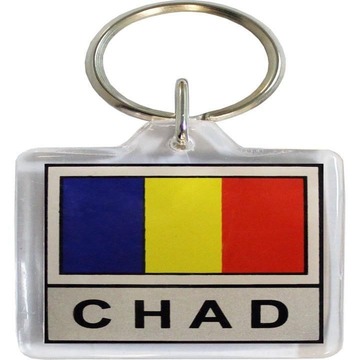 Flagline Chad - Country Lucite Key Ring