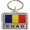 Flagline Chad - Country Lucite Key Ring view 1
