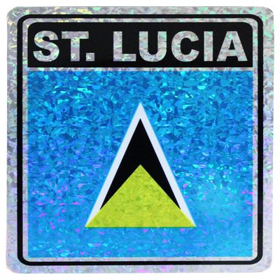 Flagline St. Lucia - Reflective Decal