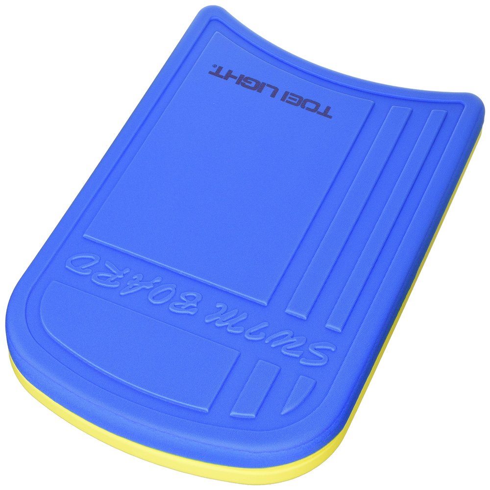 TOEI Light B7894B Swimming Board, Blue/Yellow, Beat Board for Practice, Increased Strength, Features Side Slit
