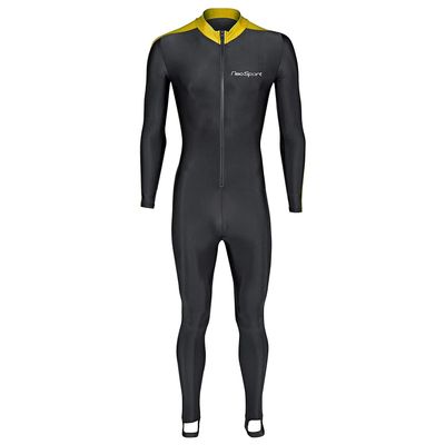 NeoSport Unisex Full Body Sport Skin-Black/Yellow-Medium
