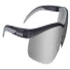 Remington T-71 Dual Mold Shooting Glasses (Silver Mirror Lens/Black Frame) view 1