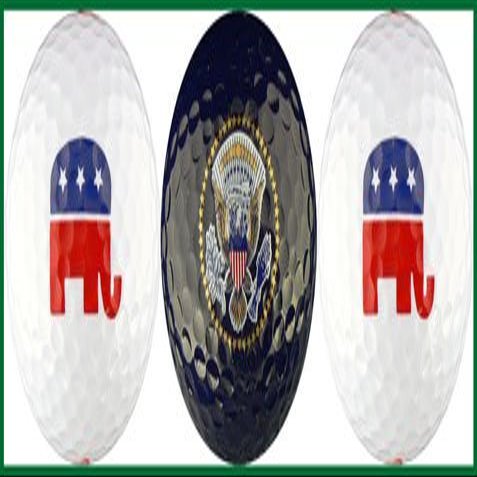 Escape Concepts Republican Golf Balls - 24 Sleeves - 3 Balls Per Sleeve