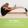 Whale Therapeutic Stretching Bench Natural Wooden Spine Stretcher for Back Pain Relief, Flexibility Training and Full-Body Mobility Yoga, Pilates and Home Wellness Tool - Made in USA view 3