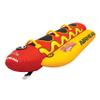 Airhead Hot Dog Towable, 1-3 Rider Tube for boating and Water Sports, Neoprene Seat Pads, Double-Stitched Full Nylon Cover, and Boston Valve for Convenient Inflating and Deflating view 1
