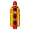 Airhead Hot Dog Towable, 1-3 Rider Tube for boating and Water Sports, Neoprene Seat Pads, Double-Stitched Full Nylon Cover, and Boston Valve for Convenient Inflating and Deflating view 2