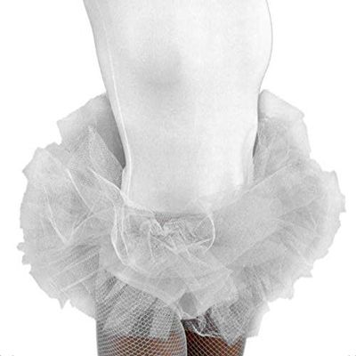 Rubies Women's Tu-tu Skirt Adult Costume, White, One Size