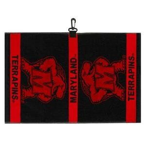 NCAA Maryland Woven Jacquard Golf Towel