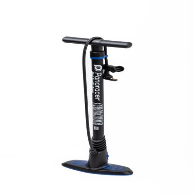 Panaracer BFP-PSAB1 Bicycle Air Pump, Compatible with All Valves, Ball/Float Adapter Included, Black, Resin