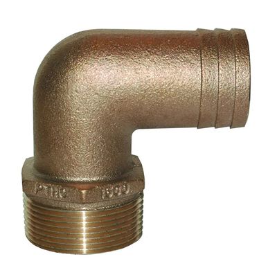Gross Mechanical Groco Adapter Pipe to Hose 1-1/4 90D