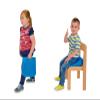 Gymnic Movin' Sit Jr. Inflatable Seat Cushion, Blue, 10 L X 10 W in - 8909 view 3