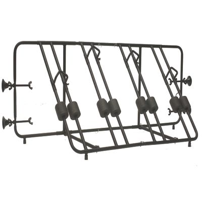 Advantage Heininger Truck Bed Bike Rack  Hauls 4 Bikes Without Wheel Removal, Tool-Free Assembly, Lockable Cable, Adjustable 53.5"-69.5" with Spacer, Soft Padding Protects Paint, Quick Install