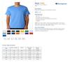 Champion Adult 6 oz. Short-Sleeve T-Shirt S LIGHT BLUE view 2
