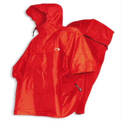 Tatonka Men's S Cape Coat, Red, Small