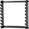 MASTER USA WS-8W 8-Tier Wall Mount Sword Stand , Black view 2