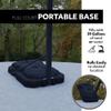 Lifetime Adjustable Basketball Hoop, 54-Inch Shatterproof Polycarbonate Backboard, Slam-It Pro Rim, Adjustable Height 7.5-10 Ft, Portable Heavy-Duty Base with Wheels view 4