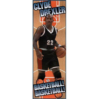 (26x74) Clyde Drexler (Basketball! Basketball!, Door) Sports Poster Print
