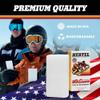 Hertel Super HotSauce All Temperature Ski and Snowboard Wax - Easy to Apply, Rub On or Iron On Hot Wax for Snowboards and Skis - Made in USA, All Weather Conditions (340 g) view 4