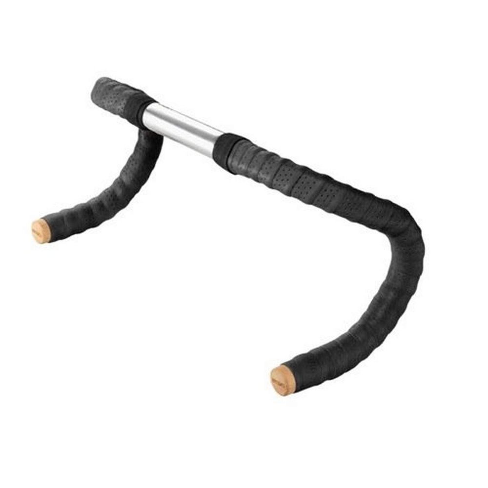 Brooks Saddles Perforated Leather Tape with Cork Plugs, Black