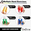 CanDo Hand Grip Exerciser Pair, 24 lb, Blue-Heavy view 3