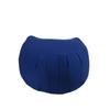 Buckwheat Crescent Zafu Meditation Cushion, Royal Blue view 1