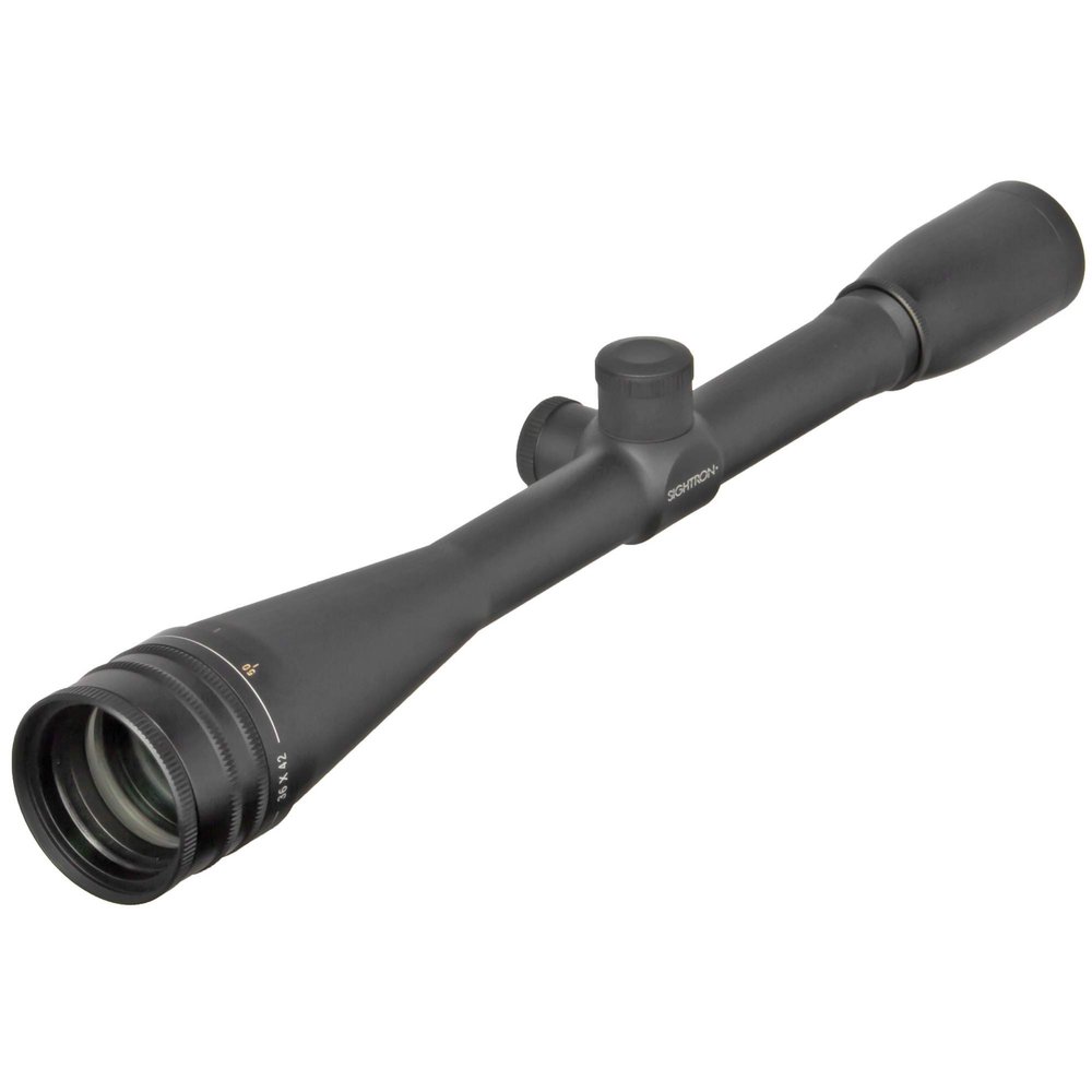 Sightron SII 36x42 Dot Target Riflescope, 1/8 MOA Click, 720 Adjustable Objective, Target Dot Reticle, Matte Black, Waterproof, Fog Proof, 3" Sunshade Included (30156)