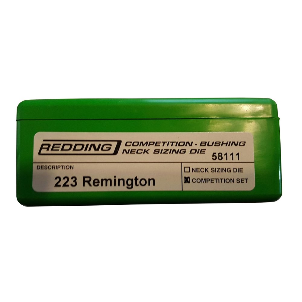 REDDING Reloading Competition Bushing Neck Die Set | Competitive Shooter Precision Handloading, 223 Remington