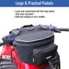 GEARS Large Handlebar Bag for Snowmobile, Sled, ATV - Fanny Pack Storage Pouch for Everyday Carry - Water-resistant Holder for Cell Phone, Camera, Paperwork, Gloves, Maps, Snacks etc. view 3