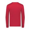 Augusta Sportswear Wicking Long Sleeve Sun Protection Athletic Shirt for Running, Hiking, Fishing, and Outdoor Activities, Red, Large view 3