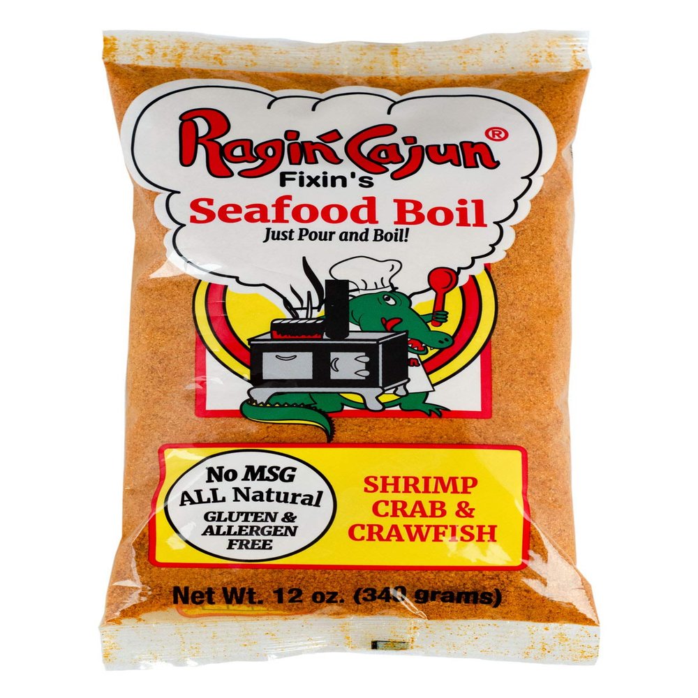 Ragin Cajun Fixin's Louisiana Shrimp, Crab and Crawfish Boil, 16-Ounce Bags (Pack of 12)