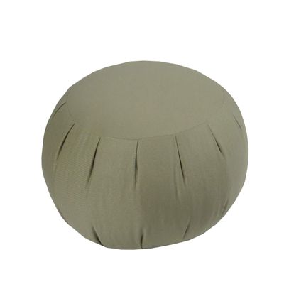 Jumbo Buckwheat Zafu Meditation Cushion, Sand