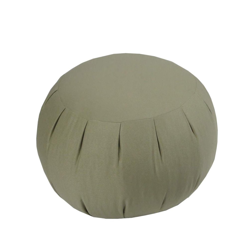 Jumbo Buckwheat Zafu Meditation Cushion, Sand