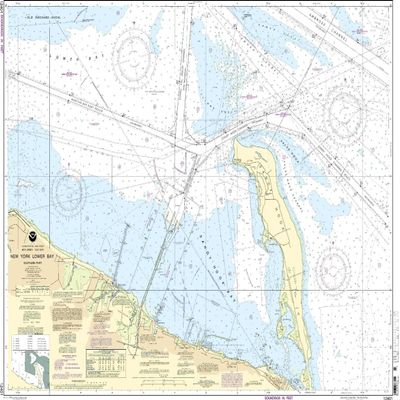 12401--New York Lower Bay - southern part