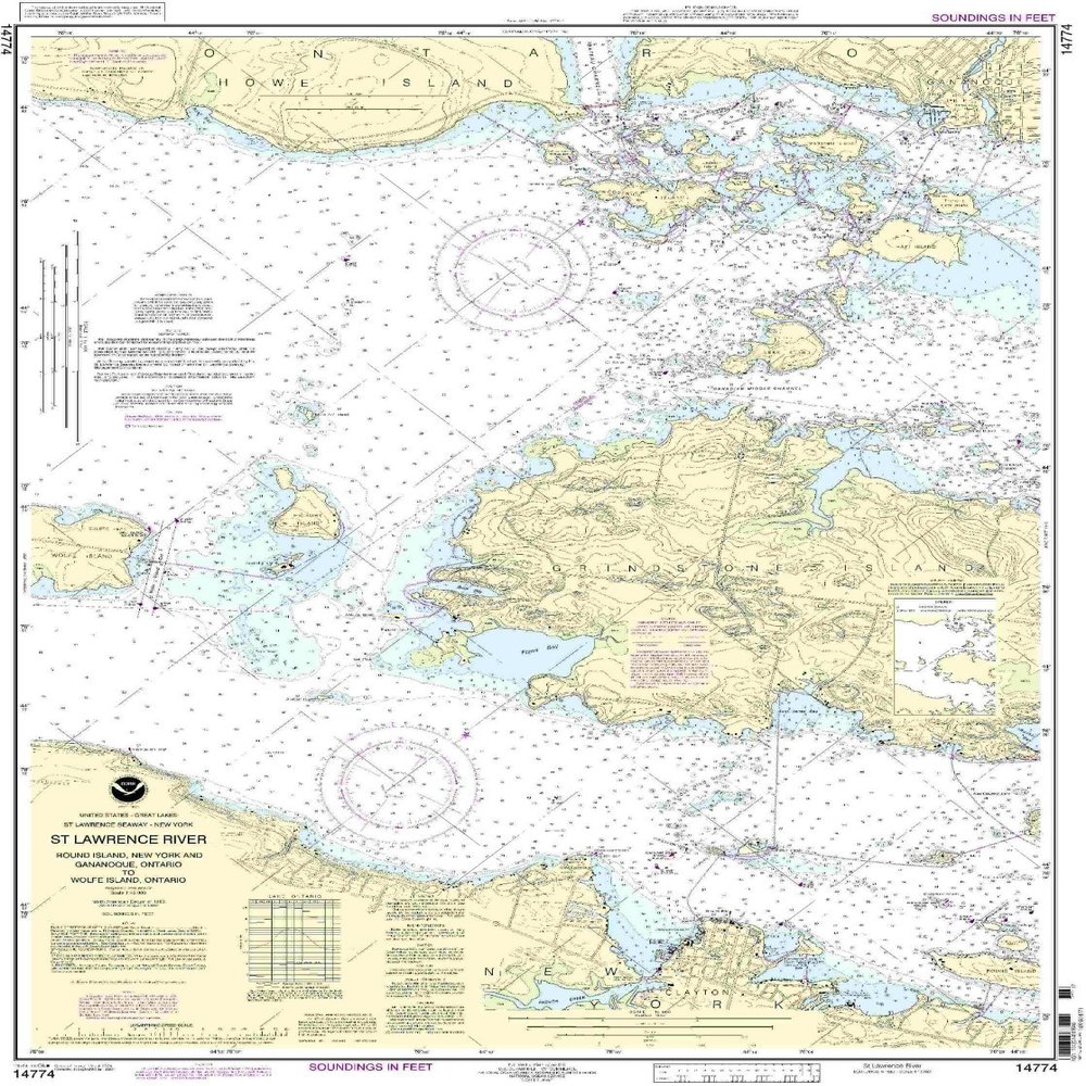 14774--Round Island, N.Y. and Gananoque, Ontario, to Wolfe Island, Ontario