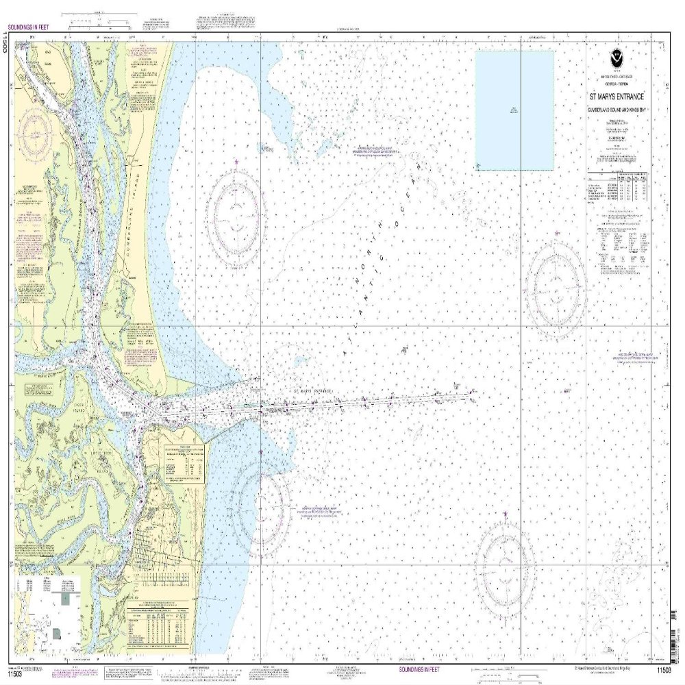 11503--St. Marys Entrance - Cumberland Sound and Kings Bay