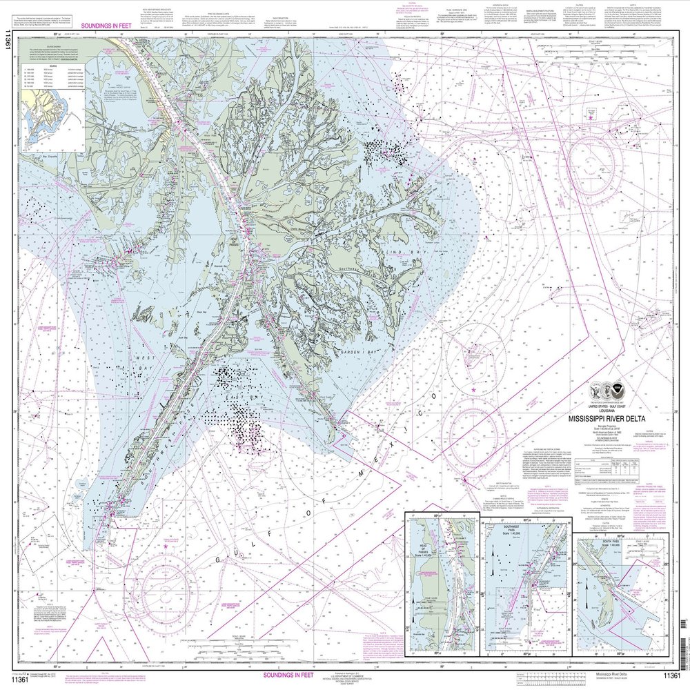 11348-Intracoastal Waterway - Forked Island to Ellender, including the Mermantau River, Grand Lake and White Lake
