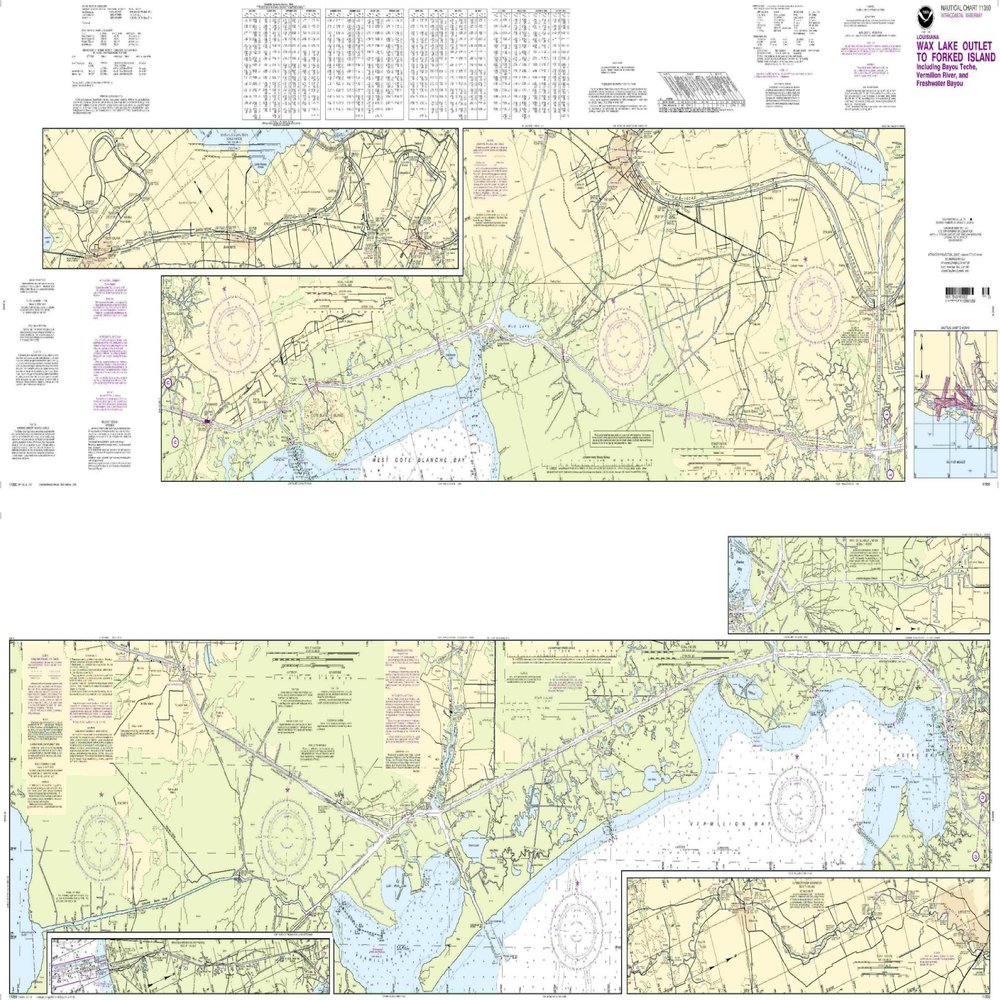11350--Intracoastal Waterway - Wax Lake Outlet to Forked Island including Bayou Teche, Vermilion River and Freshwater Bayou