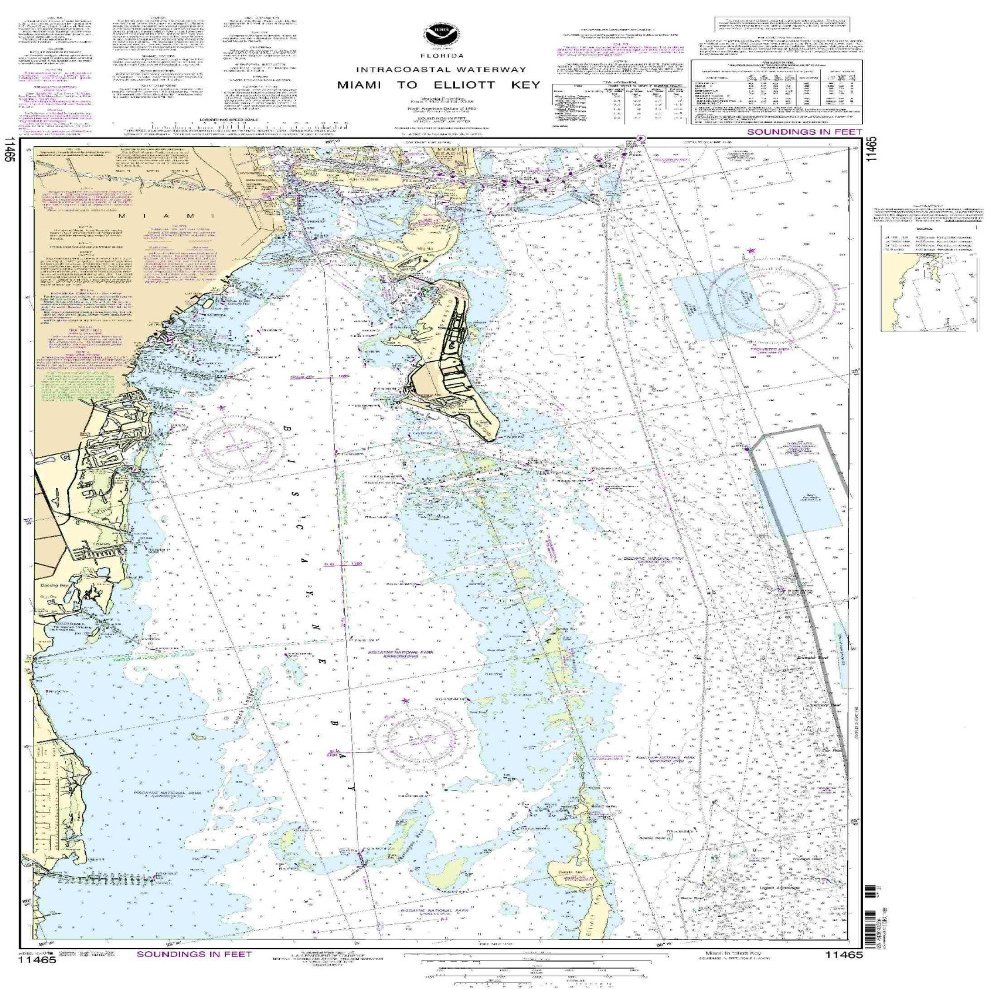 11465--Intracoastal Waterway - Miami to Elliot Key