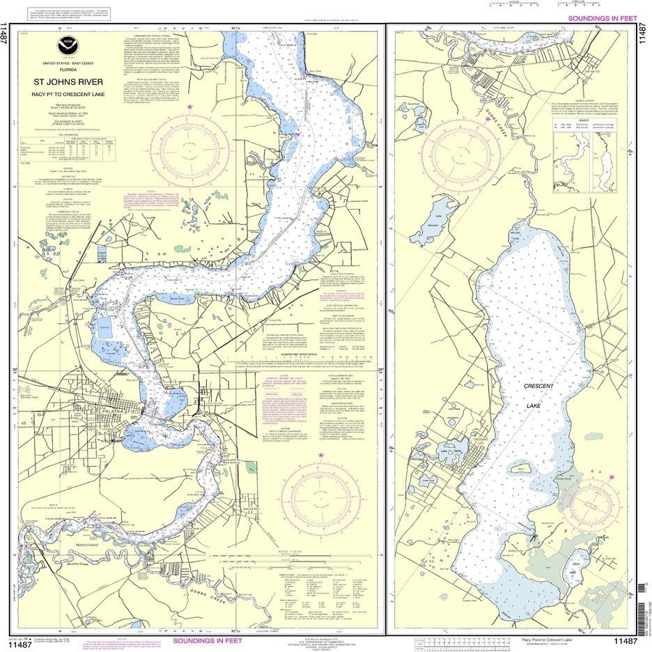 11487--St. Johns River, Racy Point to Crescent Lake