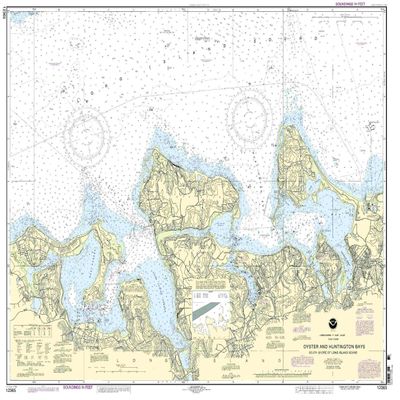 12365--Long Island Sound, South Shore - Oyster and Huntington Bays