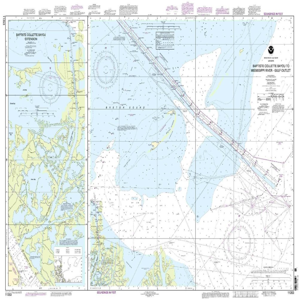 11353--Baptiste Collette Bayou to Mississippi River - Gulf Outlet, Baptiste Collette Bayou Extension