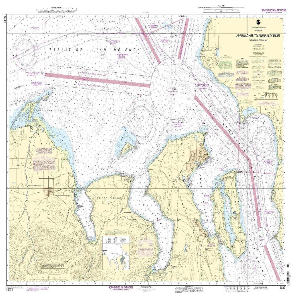 18471--Approaches to Admiralty Inlet - Dungeness to Oak Bay