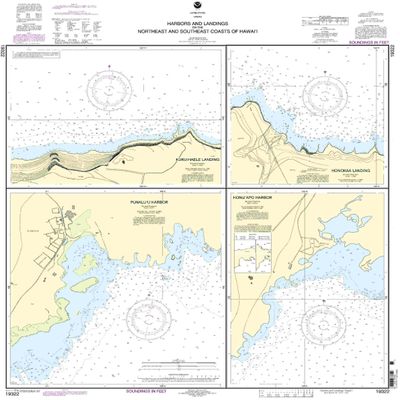 19322-Harbors and Landings, Hawaii-Punaluu Harbor, Honuapo Harbor, Honokaa Landing, Kukuihaele Landing