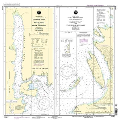 17365--Woesodski and Eliza Harbors, Fanshaw Bay and Cleveland Passage