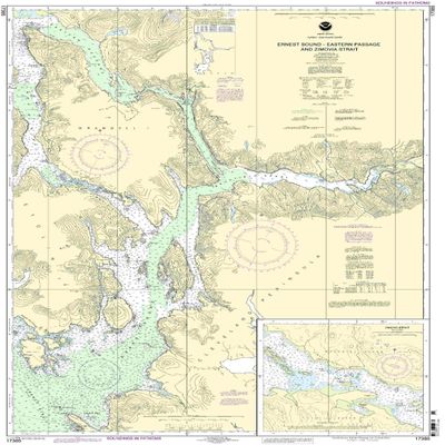17385--Ernest Sound - Eastern Passage and Zimovia Strait, Zimovia Strait