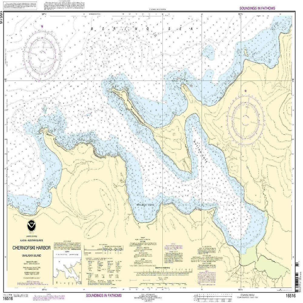 16516--Unalaska Island - Chernofski Harbor