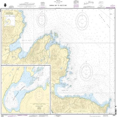 16433-Attu Island - Sarana Bay to Holtz Bay, Chichagof Harbor